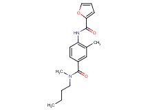 N-(4-{[butyl(methyl)amino]carbonyl}-2-methylphenyl)-2-furamide