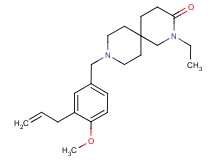 9-(3-allyl-4-methoxybenzyl)-2-ethyl-2,9-diazaspiro[5.5]undecan-3-one