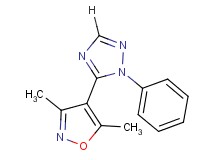 5-(3,5-dimethylisoxazol-4-yl)-1-phenyl-1H-1,2,4-triazole