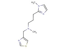 N-methyl-3-(1-methyl-1H-imidazol-2-yl)-N-(1,3-thiazol-4-ylmethyl)propan-1-amine