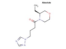 (3S)-3-ethyl-4-[4-(1H-1,2,4-triazol-1-yl)butanoyl]morpholine