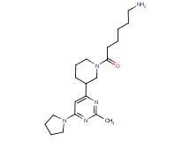 (6-{3-[2-methyl-6-(1-pyrrolidinyl)-4-pyrimidinyl]-1-piperidinyl}-6-oxohexyl)amine dihydrochloride