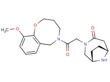 rel-(1S,6R)-3-[2-(10-methoxy-3,4-dihydro-2H-1,5-benzoxazocin-5(6H)-yl)-2-oxoethyl]-3,9-diazabicyclo[4.2.1]nonan-4-one hydrochloride