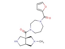 rel-(3aR,6aR)-3a-{[4-(2-furoyl)-1,4-diazepan-1-yl]carbonyl}-2-methyloctahydropyrrolo[3,4-c]pyrrole dihydrochloride