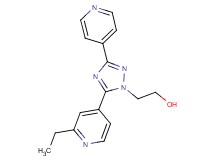 2-[5-(2-ethylpyridin-4-yl)-3-pyridin-4-yl-1H-1,2,4-triazol-1-yl]ethanol