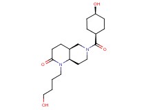 (4aS*,8aR*)-1-(4-hydroxybutyl)-6-[(cis-4-hydroxycyclohexyl)carbonyl]octahydro-1,6-naphthyridin-2(1H)-one