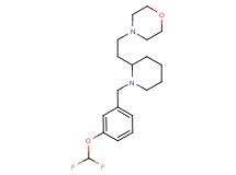 4-(2-{1-[3-(difluoromethoxy)benzyl]-2-piperidinyl}ethyl)morpholine