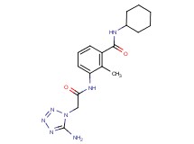 3-{[(5-amino-1H-tetrazol-1-yl)acetyl]amino}-N-cyclohexyl-2-methylbenzamide