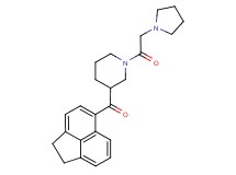 1,2-dihydroacenaphthylen-5-yl[1-(pyrrolidin-1-ylacetyl)piperidin-3-yl]methanone