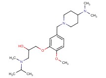 1-(5-{[4-(dimethylamino)piperidin-1-yl]methyl}-2-methoxyphenoxy)-3-[isopropyl(methyl)amino]propan-2-ol