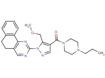 2-{5-(methoxymethyl)-4-[(4-propyl-1-piperazinyl)carbonyl]-1H-pyrazol-1-yl}-5,6-dihydrobenzo[h]quinazoline