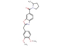 2-(3,4-dimethoxybenzyl)-6-[(2-methylpyrrolidin-1-yl)carbonyl]-1,3-benzoxazole