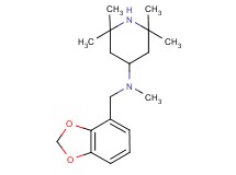 N-(1,3-benzodioxol-4-ylmethyl)-N,2,2,6,6-pentamethylpiperidin-4-amine