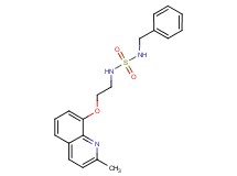 N-benzyl-N'-{2-[(2-methylquinolin-8-yl)oxy]ethyl}sulfamide