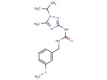 N-(1-isopropyl-5-methyl-1H-1,2,4-triazol-3-yl)-N'-[3-(methylthio)benzyl]urea