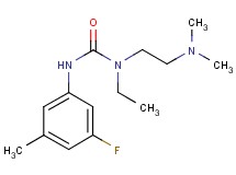 N-[2-(dimethylamino)ethyl]-N-ethyl-N'-(3-fluoro-5-methylphenyl)urea