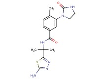 N-[1-(5-amino-1,3,4-thiadiazol-2-yl)-1-methylethyl]-4-methyl-3-(2-oxoimidazolidin-1-yl)benzamide