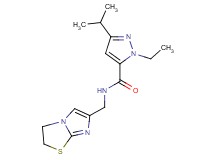 N-(2,3-dihydroimidazo[2,1-b][1,3]thiazol-6-ylmethyl)-1-ethyl-3-isopropyl-1H-pyrazole-5-carboxamide