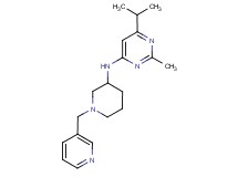 6-isopropyl-2-methyl-N-[1-(pyridin-3-ylmethyl)piperidin-3-yl]pyrimidin-4-amine