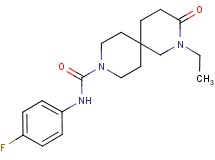 2-ethyl-N-(4-fluorophenyl)-3-oxo-2,9-diazaspiro[5.5]undecane-9-carboxamide