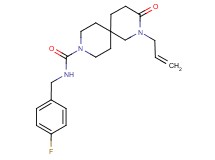 2-allyl-N-(4-fluorobenzyl)-3-oxo-2,9-diazaspiro[5.5]undecane-9-carboxamide