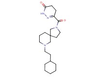 6-{[7-(2-cyclohexylethyl)-2,7-diazaspiro[4.5]dec-2-yl]carbonyl}-4,5-dihydro-3(2H)-pyridazinone