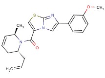 3-{[(2R*,6R*)-2-allyl-6-methyl-3,6-dihydro-1(2H)-pyridinyl]carbonyl}-6-(3-methoxyphenyl)imidazo[2,1-b][1,3]thiazole