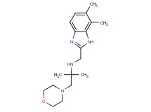N-[(6,7-dimethyl-1H-benzimidazol-2-yl)methyl]-2-methyl-1-morpholin-4-ylpropan-2-amine