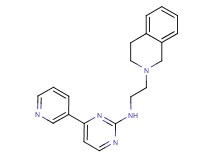 N-[2-(3,4-dihydro-2(1H)-isoquinolinyl)ethyl]-4-(3-pyridinyl)-2-pyrimidinamine