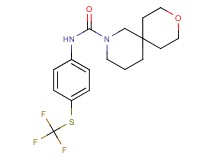 N-{4-[(trifluoromethyl)thio]phenyl}-9-oxa-2-azaspiro[5.5]undecane-2-carboxamide