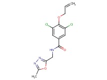 4-(allyloxy)-3,5-dichloro-N-[(5-methyl-1,3,4-oxadiazol-2-yl)methyl]benzamide
