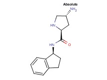 (2S,4R)-4-amino-N-[(1S)-2,3-dihydro-1H-inden-1-yl]pyrrolidine-2-carboxamide