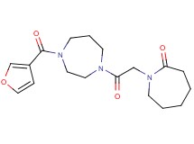 1-{2-[4-(3-furoyl)-1,4-diazepan-1-yl]-2-oxoethyl}azepan-2-one