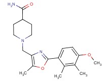 1-{[2-(4-methoxy-2,3-dimethylphenyl)-5-methyl-1,3-oxazol-4-yl]methyl}piperidine-4-carboxamide