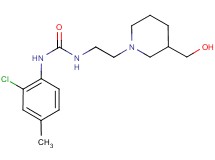 N-(2-chloro-4-methylphenyl)-N'-{2-[3-(hydroxymethyl)piperidin-1-yl]ethyl}urea