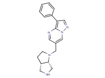 6-[rel-(3aS,6aS)-hexahydropyrrolo[3,4-b]pyrrol-1(2H)-ylmethyl]-3-phenylpyrazolo[1,5-a]pyrimidine dihydrochloride
