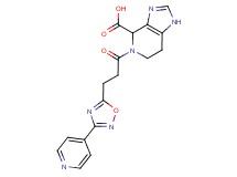 5-{3-[3-(4-pyridinyl)-1,2,4-oxadiazol-5-yl]propanoyl}-4,5,6,7-tetrahydro-1H-imidazo[4,5-c]pyridine-4-carboxylic acid