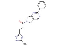 6-[3-(5-methyl-1H-1,2,4-triazol-3-yl)propanoyl]-2-phenyl-6,7-dihydro-5H-pyrrolo[3,4-d]pyrimidine