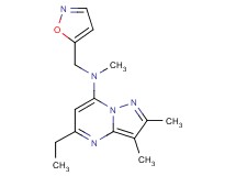 5-ethyl-N-(5-isoxazolylmethyl)-N,2,3-trimethylpyrazolo[1,5-a]pyrimidin-7-amine