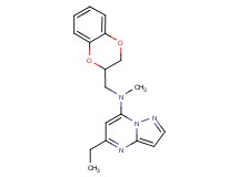 N-(2,3-dihydro-1,4-benzodioxin-2-ylmethyl)-5-ethyl-N-methylpyrazolo[1,5-a]pyrimidin-7-amine