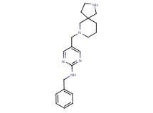 N-benzyl-5-(2,7-diazaspiro[4.5]dec-7-ylmethyl)-2-pyrimidinamine dihydrochloride