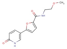 N-(2-methoxyethyl)-5-(6-oxo-1,6-dihydropyridin-3-yl)-2-furamide