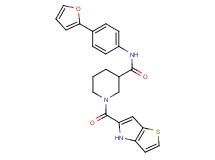 N-[4-(2-furyl)phenyl]-1-(4H-thieno[3,2-b]pyrrol-5-ylcarbonyl)-3-piperidinecarboxamide