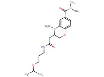 3-{2-[(3-isopropoxypropyl)amino]-2-oxoethyl}-N,N,4-trimethyl-3,4-dihydro-2H-1,4-benzoxazine-6-carboxamide