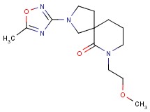 7-(2-methoxyethyl)-2-(5-methyl-1,2,4-oxadiazol-3-yl)-2,7-diazaspiro[4.5]decan-6-one