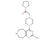 4-{4-[2-oxo-2-(1-pyrrolidinyl)ethyl]-1-piperazinyl}-6,7,8,9-tetrahydro-5H-pyrimido[4,5-d]azepin-2-amine dihydrochloride
