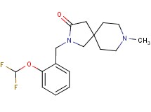 2-[2-(difluoromethoxy)benzyl]-8-methyl-2,8-diazaspiro[4.5]decan-3-one