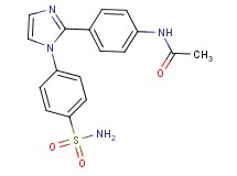 N-(4-{1-[4-(aminosulfonyl)phenyl]-1H-imidazol-2-yl}phenyl)acetamide