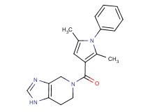 5-[(2,5-dimethyl-1-phenyl-1H-pyrrol-3-yl)carbonyl]-4,5,6,7-tetrahydro-1H-imidazo[4,5-c]pyridine
