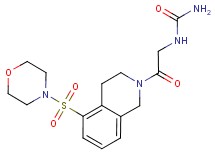 N-{2-[5-(morpholin-4-ylsulfonyl)-3,4-dihydroisoquinolin-2(1H)-yl]-2-oxoethyl}urea